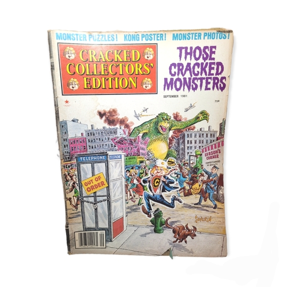 Cracked Collectors' Edition Magazine Those Monsters Special September 1981 - Picture 1 of 8